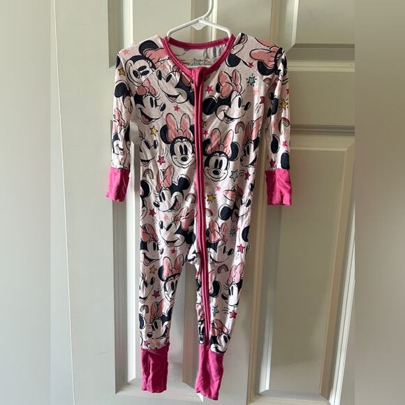 Little Sleepies Disney Minnie Mouse Bamboo Zippy - Picture 6 of 8